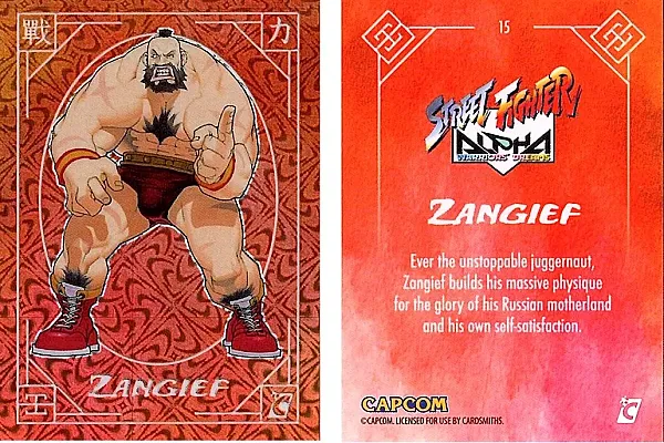 2025 Cardsmiths Street Fighter Alpha - Zangief - Typhoon Foil #15